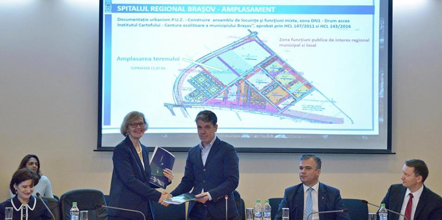 A fost semnat acordul de asistenţă cu BERD în vederea construirii Spitalului Regional Braşov