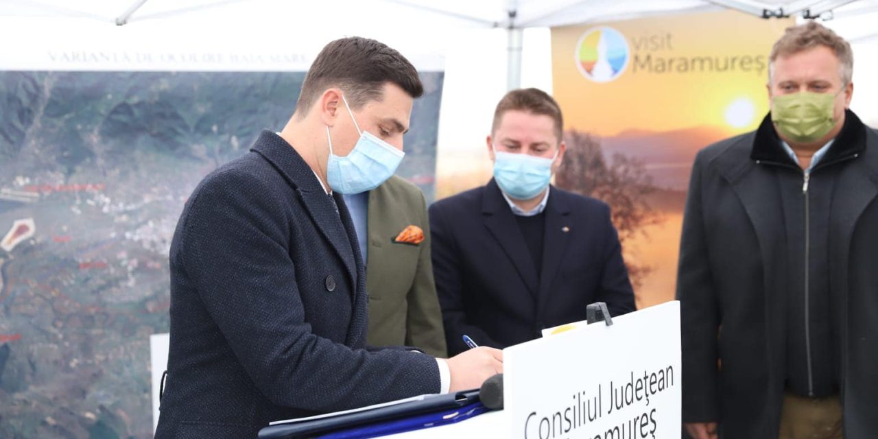 CJ Maramureş a semnat contractul pentru prima centură ocolitoare a municipiului Baia Mare
