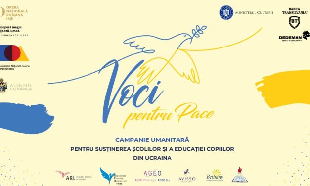 „Voci pentru Pace” – Spectacol la Opera din Iași pentru copiii Ucrainei
