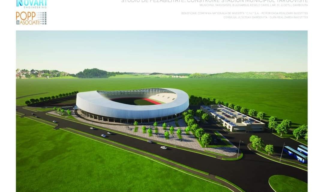 A fost lansată licitaţia pentru construirea noului stadion de la Târgovişte